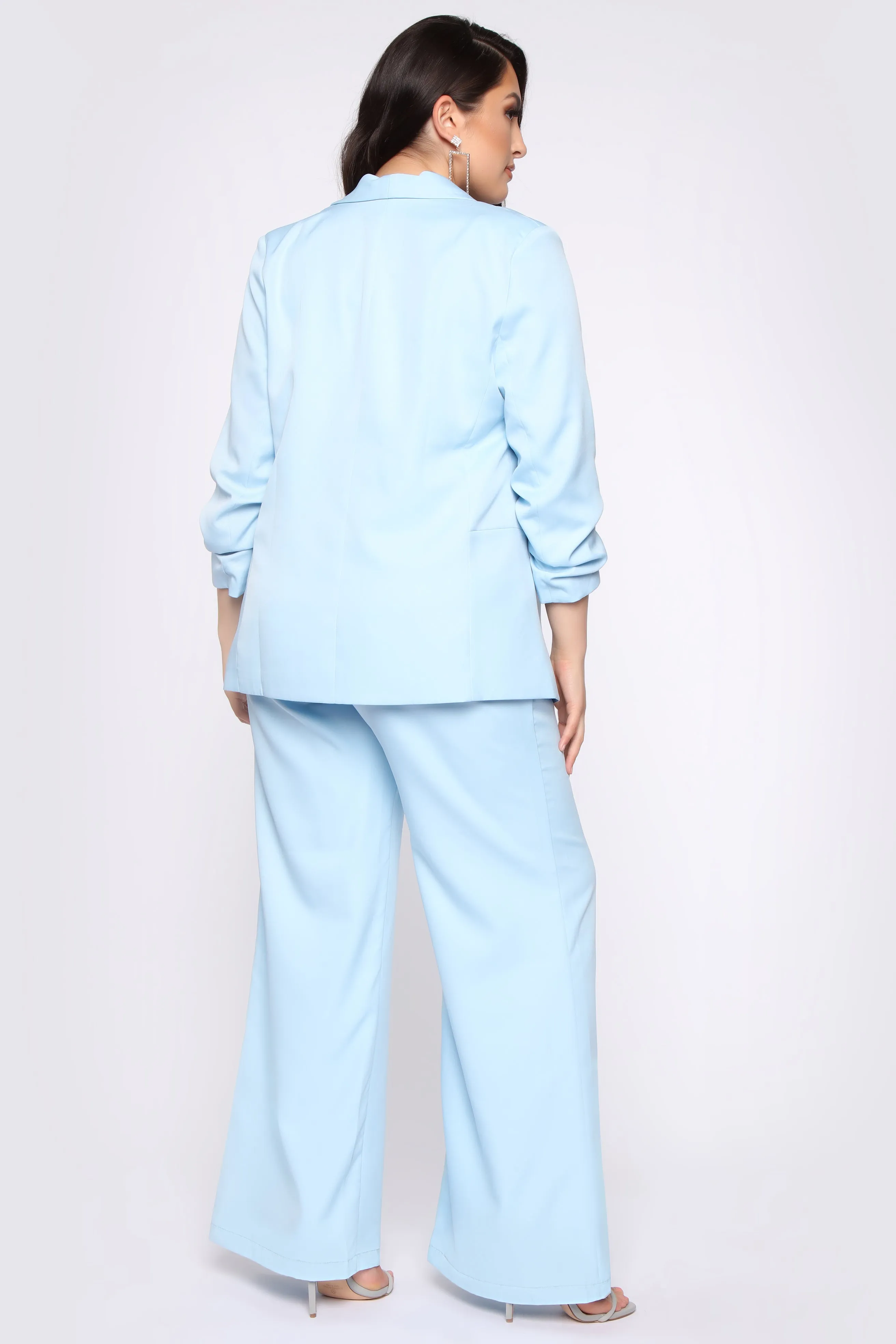 As Smart As I Look Blazer Set - Blue
