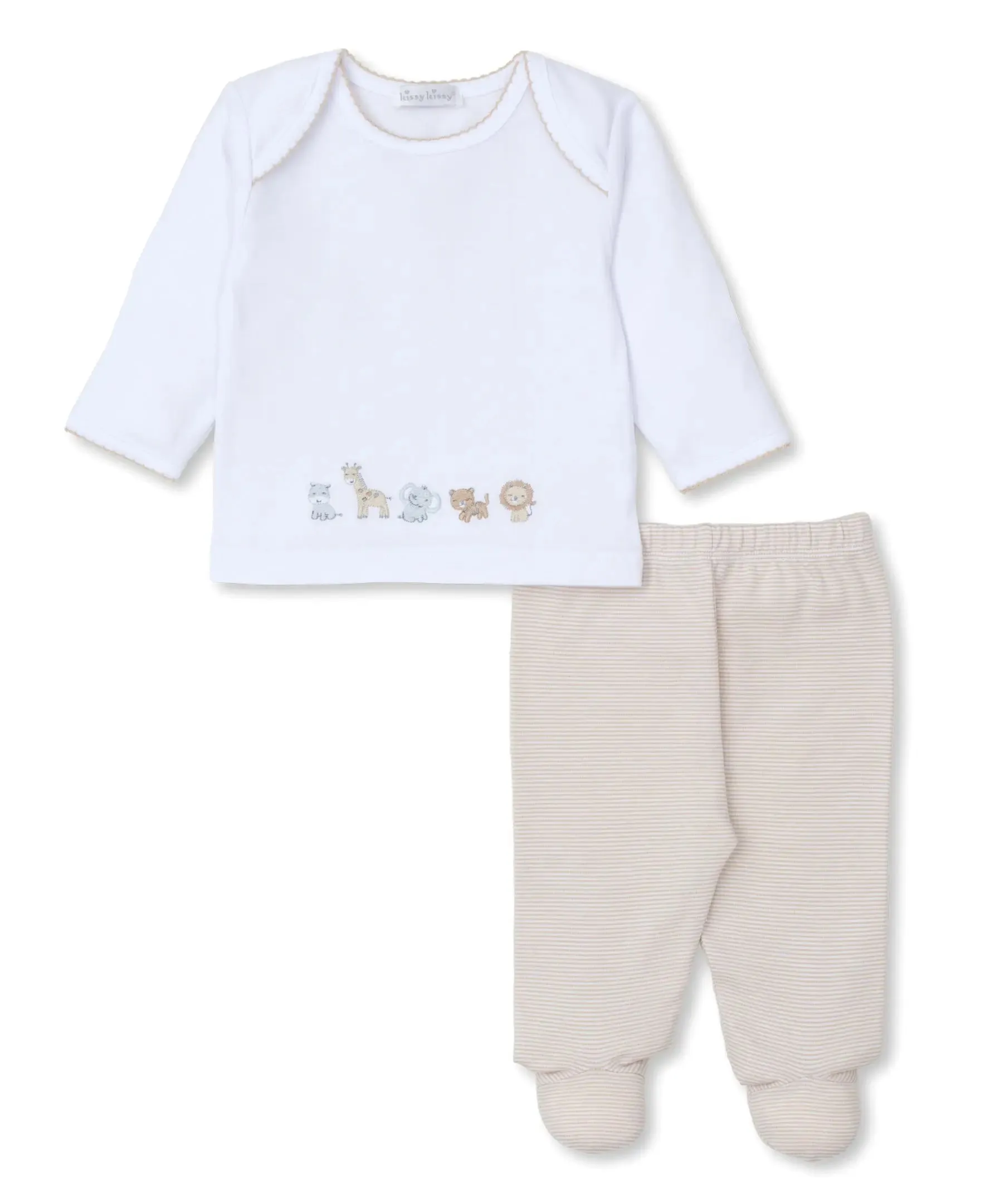 Baby Boys & Girls Footed Pants Set - Safari Squad