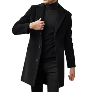 LCMTWX Coats for Men and Winter Jacket Coat Leisure Plus Size Hat Zip Pockets Cotton-Padded Warm Men's Thicken Warm