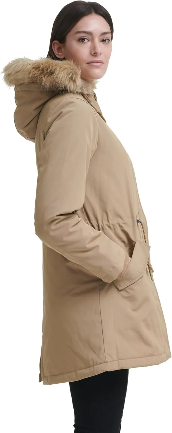 Levi's Women's Faux Fur Lined Hooded Parka Jacket