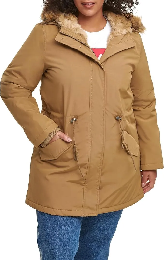 Levi's Women's Faux Fur Lined Hooded Parka Jacket