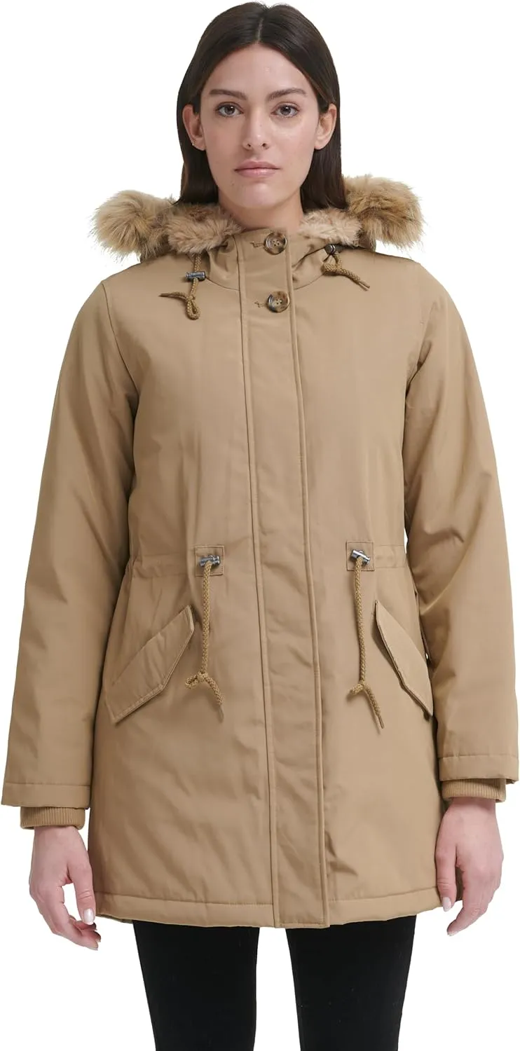 Levi's Women's Faux Fur Lined Hooded Parka Jacket