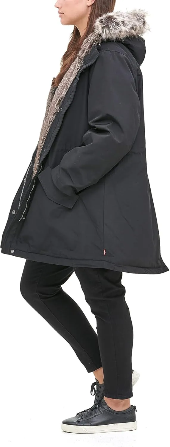 Levi's Women's Faux Fur Lined Hooded Parka Jacket