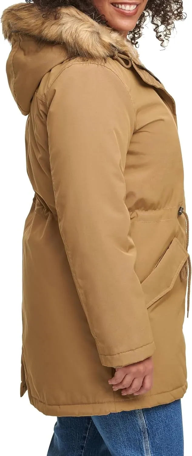 Levi's Women's Faux Fur Lined Hooded Parka Jacket