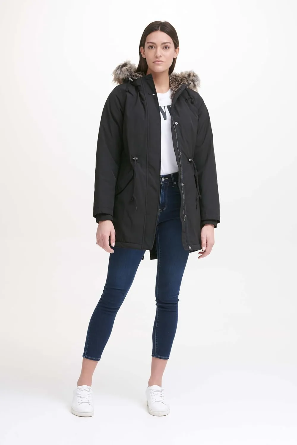Levi's Women's Faux Fur Lined Hooded Parka Jacket