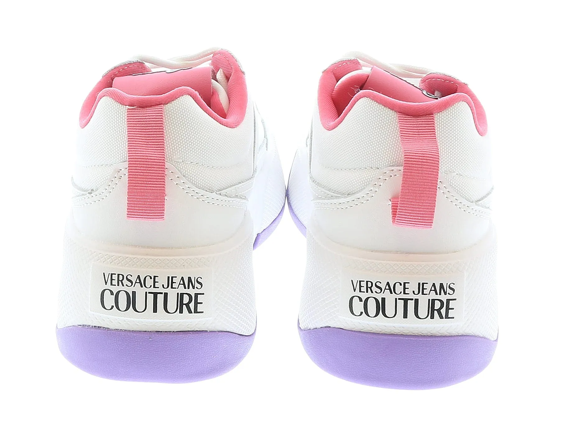Versace Jeans Couture Signature Heel Low Top White Sneakers-